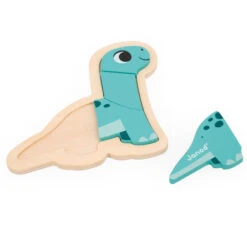 JANOD Puzzel Dino's 18 M+ / 2-3-4-5 Stks -Speelgoed Serie Winkel 115824 5