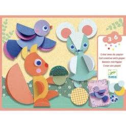 DJECO Creatief Met Papier Rondjes 3 Jr+