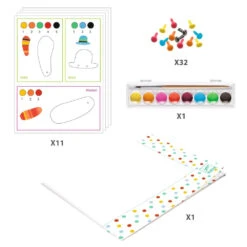 DJECO Dieren Schilderen Familie Fox 3 Jr+ 7 DJECO Dieren Schilderen Familie Fox 3 Jr+ -Speelgoed Serie Winkel DJECOdierenschilderenfamilieFox3jr DJ09897a