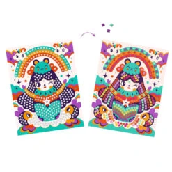 DJECO Glitter Mozaiek Kokeshi 5 Jr+ 7 DJECO Glitter Mozaiek Kokeshi 5 Jr+ -Speelgoed Serie Winkel DJECOglittermozaiekkokeshi5jr DJ08904c