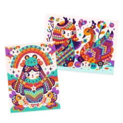 DJECO Glitter Mozaiek Kokeshi 5 Jr+ 8 DJECO Glitter Mozaiek Kokeshi 5 Jr+ -Speelgoed Serie Winkel DJECOglittermozaiekkokeshi5jr DJ08904d