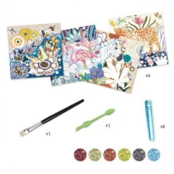 DJECO Glitterzand Tropico 8 Jr+ -Speelgoed Serie Winkel DJECOglitterzandtropico8jr DJ09509d