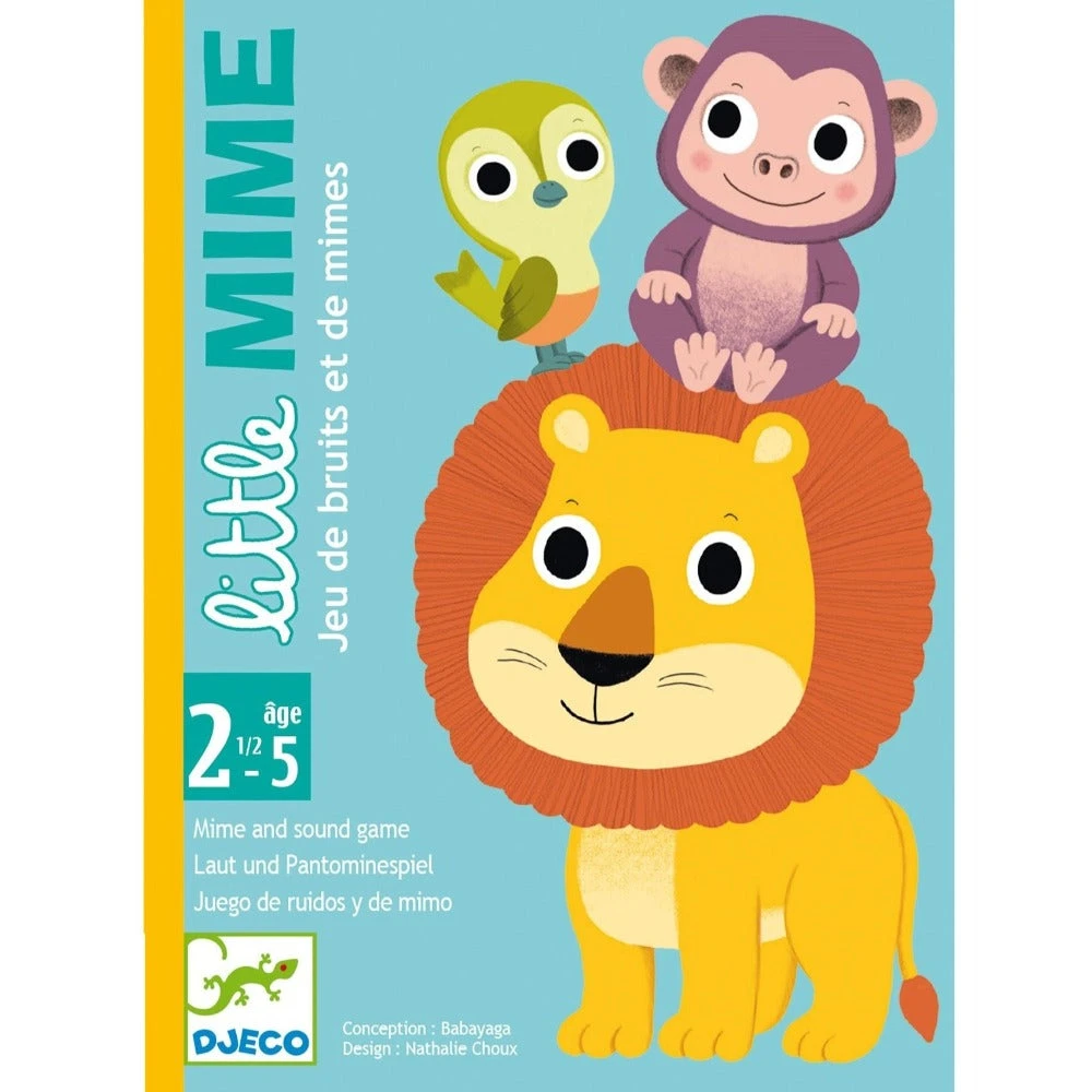 DJECO Kaartspel Little Mime 2.5jr+ 1 DJECO Kaartspel Little Mime 2.5jr+