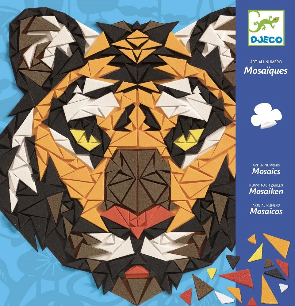 DJECO Mozaiek Set Wilde Dieren Khan 8 Jr+ 1 DJECO Mozaiek Set Wilde Dieren Khan 8 Jr+