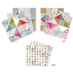 DJECO Origami Zoutvaatjes Sweet 24 Stks -Speelgoed Serie Winkel DJECOorigamizoutvaatjesms24stksDJ08773c