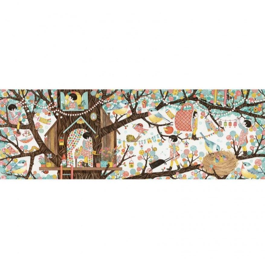 DJECO Puzzel Tree House 6 Jr+/ 200 Stks 1 DJECO Puzzel Tree House 6 Jr+/ 200 Stks