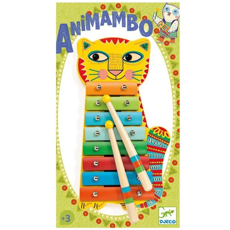 DJECO Xylofoon Cat Animambo 3 Jr+ 2 DJECO Xylofoon Cat Animambo 3 Jr+ - Afbeelding 2