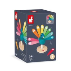 JANOD Ik Leer Tellen Pauw 2jr+ -Speelgoed Serie Winkel JANODIkleer tellenpauw2jr 118040