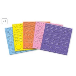 JANOD Atelier Knutselset Geo Stickers 3 Jr+ -Speelgoed Serie Winkel JANODatelierknutselsetgeostickers117740 3