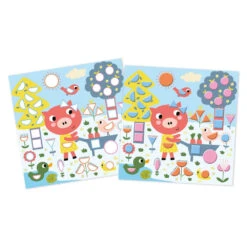 JANOD Atelier Knutselset Geo Stickers 3 Jr+ -Speelgoed Serie Winkel JANODatelierknutselsetgeostickers117740 4