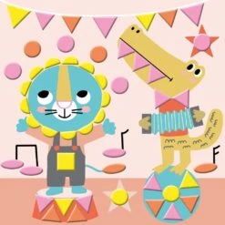 JANOD Atelier Knutselset Geo Stickers 3 Jr+ -Speelgoed Serie Winkel JANODatelierknutselsetgeostickers117740 8