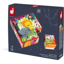 JANOD Blokpuzzel Jungledieren 2 Jr+ / 9 Stks 7 JANOD Blokpuzzel Jungledieren 2 Jr+ / 9 Stks -Speelgoed Serie Winkel JANODblokpuzzeljungledieren2jr 9stks112732 4
