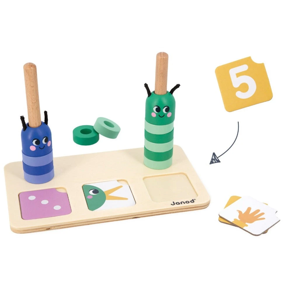 JANOD Cijferspel Tellen En Vergelijken 3 Jr+ 3 JANOD Cijferspel Tellen En Vergelijken 3 Jr+ - Afbeelding 3