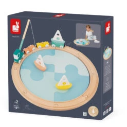 JANOD Hengelspel Zeilboot En Rails 2 Jr+ -Speelgoed Serie Winkel JANODhengelspelzeilbootenrails114629 1