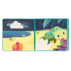 JANOD Magisch Badboekje Schildpad 10 M+ 11 JANOD Magisch Badboekje Schildpad 10 M+ -Speelgoed Serie Winkel JANODmagischbadboekjeSchildpad114721 5