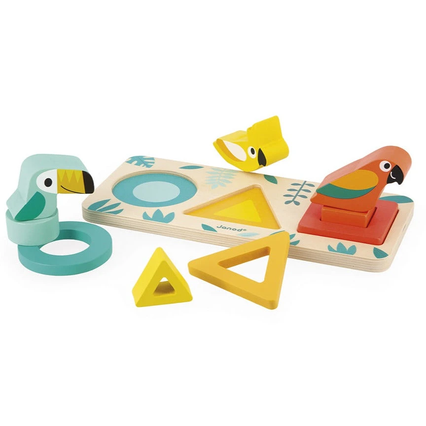 JANOD Puzzel Tropik 1 Jr+ 2 JANOD Puzzel Tropik 1 Jr+ - Afbeelding 2