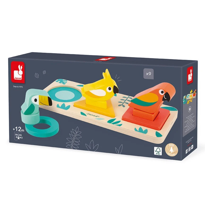 JANOD Puzzel Tropik 1 Jr+ 4 JANOD Puzzel Tropik 1 Jr+ - Afbeelding 4
