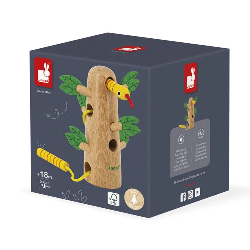 JANOD Rijgspel Tropik Boom 18 Mnd+ 3 JANOD Rijgspel Tropik Boom 18 Mnd+ - Afbeelding 3