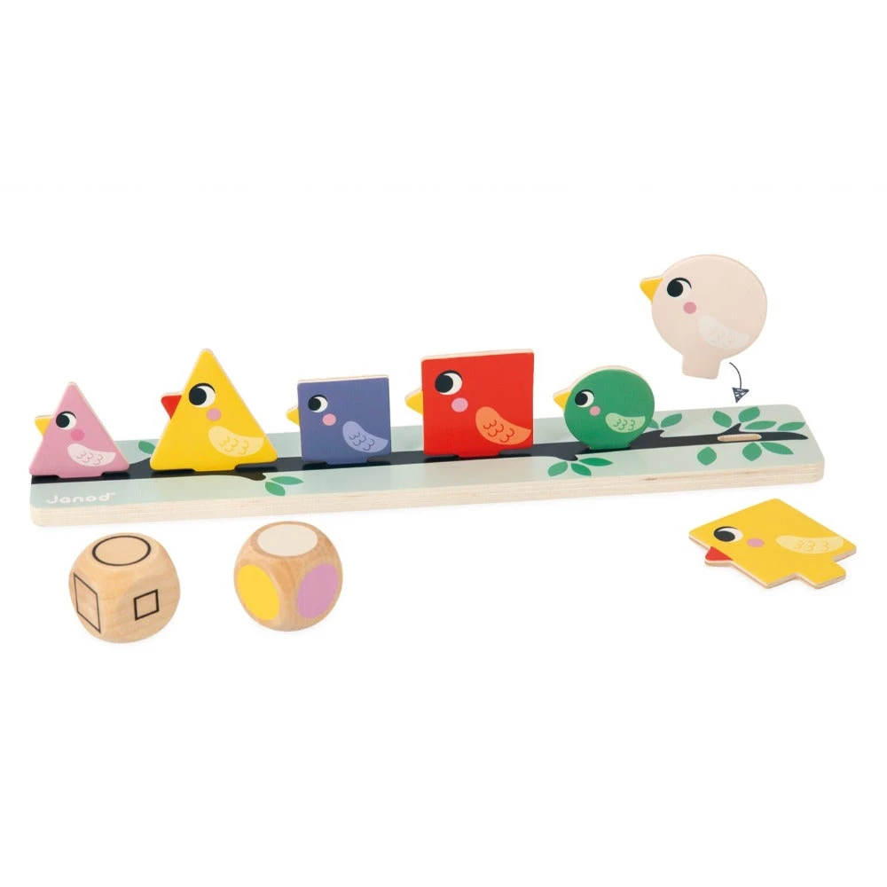 JANOD Spel Vogels Sorteren 2 Jr+ 2 JANOD Spel Vogels Sorteren 2 Jr+ - Afbeelding 2