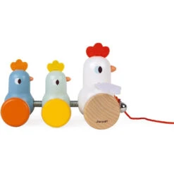 JANOD Trekfiguur Haan En Kippen 18 Mnd+ -Speelgoed Serie Winkel JANODtrekfiguurhaanenkippen18mnd 118259b