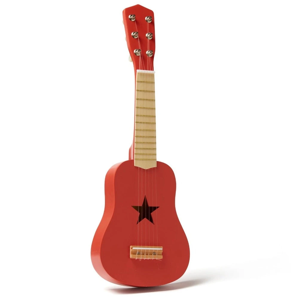 Kids Concept Gitaar Rood 2 Kids Concept Gitaar Rood - Afbeelding 2