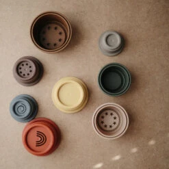 Mushie Stapeltoren Retro 0 M+ 7 Mushie Stapeltoren Retro 0 M+ -Speelgoed Serie Winkel MUSHIEstapeltorenretro