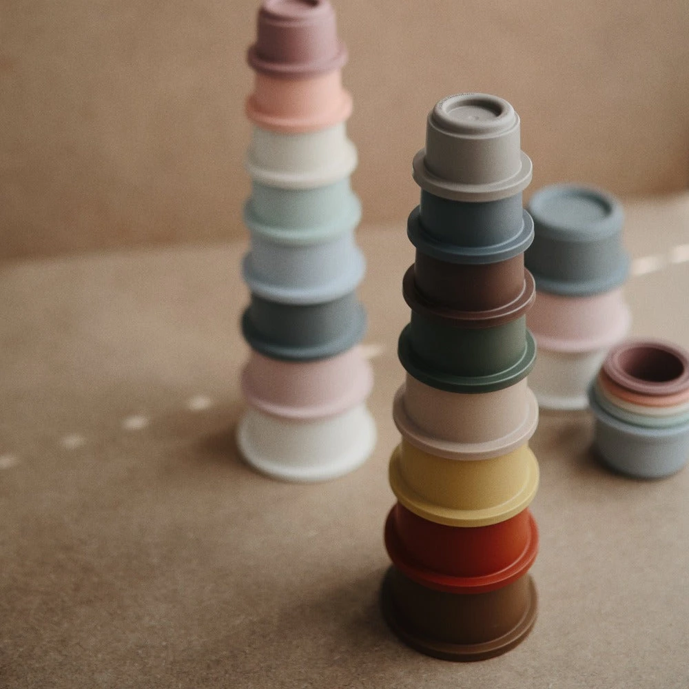 Mushie Stapeltoren Retro 0 M+ 3 Mushie Stapeltoren Retro 0 M+ - Afbeelding 3