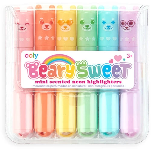 OOLY Geurmarkers Beary Sweet Mini 6 Stks 3 Jr+ 1 OOLY Geurmarkers Beary Sweet Mini 6 Stks 3 Jr+
