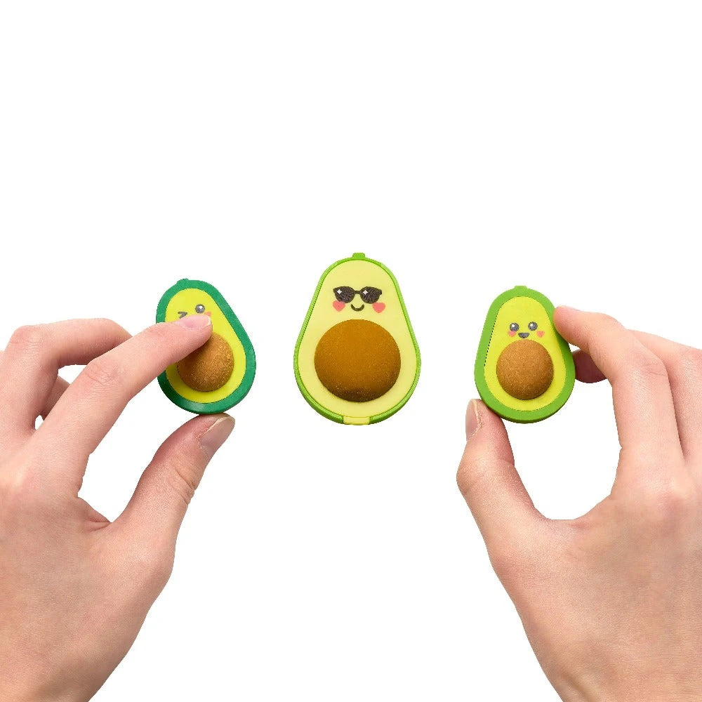OOLY Gummetjes + Puntenslijper Avocado 6 Jr+ 2 OOLY Gummetjes + Puntenslijper Avocado 6 Jr+ - Afbeelding 2
