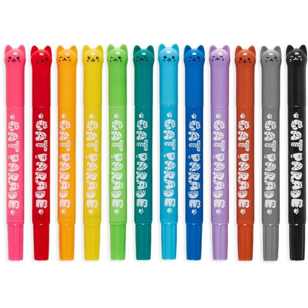 OOLY Olie Pastel Krijt Cat Parade 12 Stks 3 Jr+ 2 OOLY Olie Pastel Krijt Cat Parade 12 Stks 3 Jr+ - Afbeelding 2