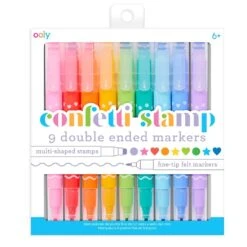 OOLY Confetti Markers Confetti 9 Stks 6 Jr+