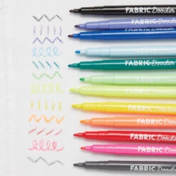 OOLY Textiel Markers 6 Jr+ -Speelgoed Serie Winkel OOLYtextielmarkers02130 102 4