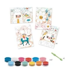 DJECO Glitter Zand Deliciously Cute 4 Jr+ 6 DJECO Glitter Zand Deliciously Cute 4 Jr+ -Speelgoed Serie Winkel dj08678.jpg1