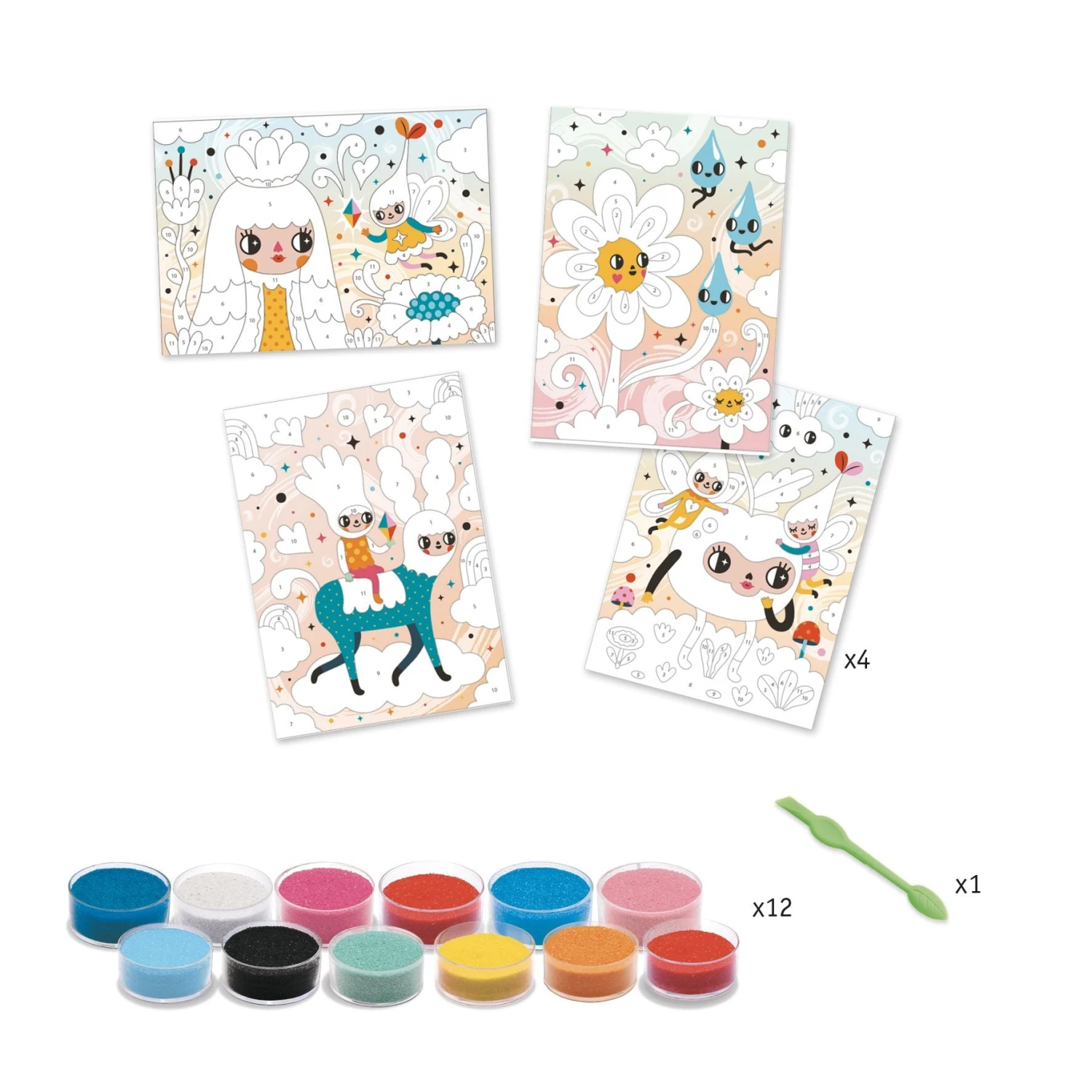 DJECO Glitter Zand Deliciously Cute 4 Jr+ 3 DJECO Glitter Zand Deliciously Cute 4 Jr+ - Afbeelding 3