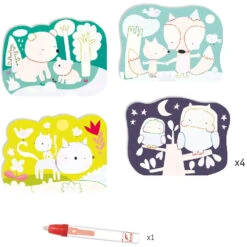 DJECO Magisch Kleuren Woods 18 Mnd+ 5 DJECO Magisch Kleuren Woods 18 Mnd+ -Speelgoed Serie Winkel djeco magisch kleuren bos dj09064b