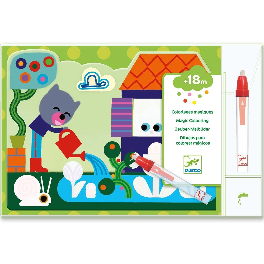 DJECO Magisch Kleuren Garden 18 Mnd+ 1 DJECO Magisch Kleuren Garden 18 Mnd+