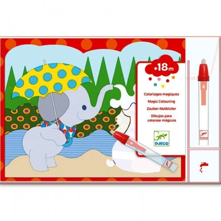 DJECO Magisch Kleuren Hidden Outside 18 Mnd+ 1 DJECO Magisch Kleuren Hidden Outside 18 Mnd+