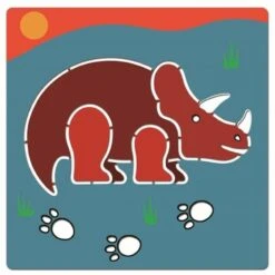 DJECO Tekensjablonen Dino's 4 Jr+ -Speelgoed Serie Winkel djeco sjabolonen dino dj08863 d