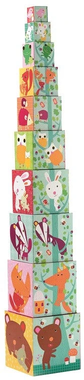 DJECO Stapeltoren Forest Friends 12 Mnd+