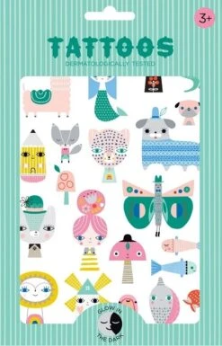 Petit Monkey Glow In The Dark Tattoo's Leopard