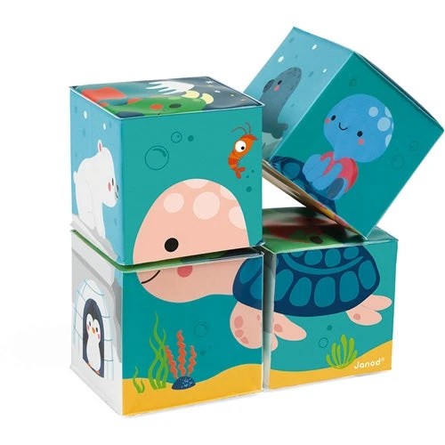 JANOD Badspeelgoed Blokken 10mnd+ 2 JANOD Badspeelgoed Blokken 10mnd+ - Afbeelding 2