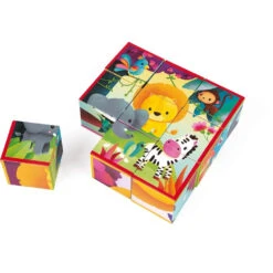JANOD Blokpuzzel Jungledieren 2 Jr+ / 9 Stks 6 JANOD Blokpuzzel Jungledieren 2 Jr+ / 9 Stks -Speelgoed Serie Winkel janod blokpuzzel jungle dieren 112732 b