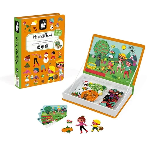 JANOD Magneetboek 4 Seizoenen 3jr+ 2 JANOD Magneetboek 4 Seizoenen 3jr+ - Afbeelding 2