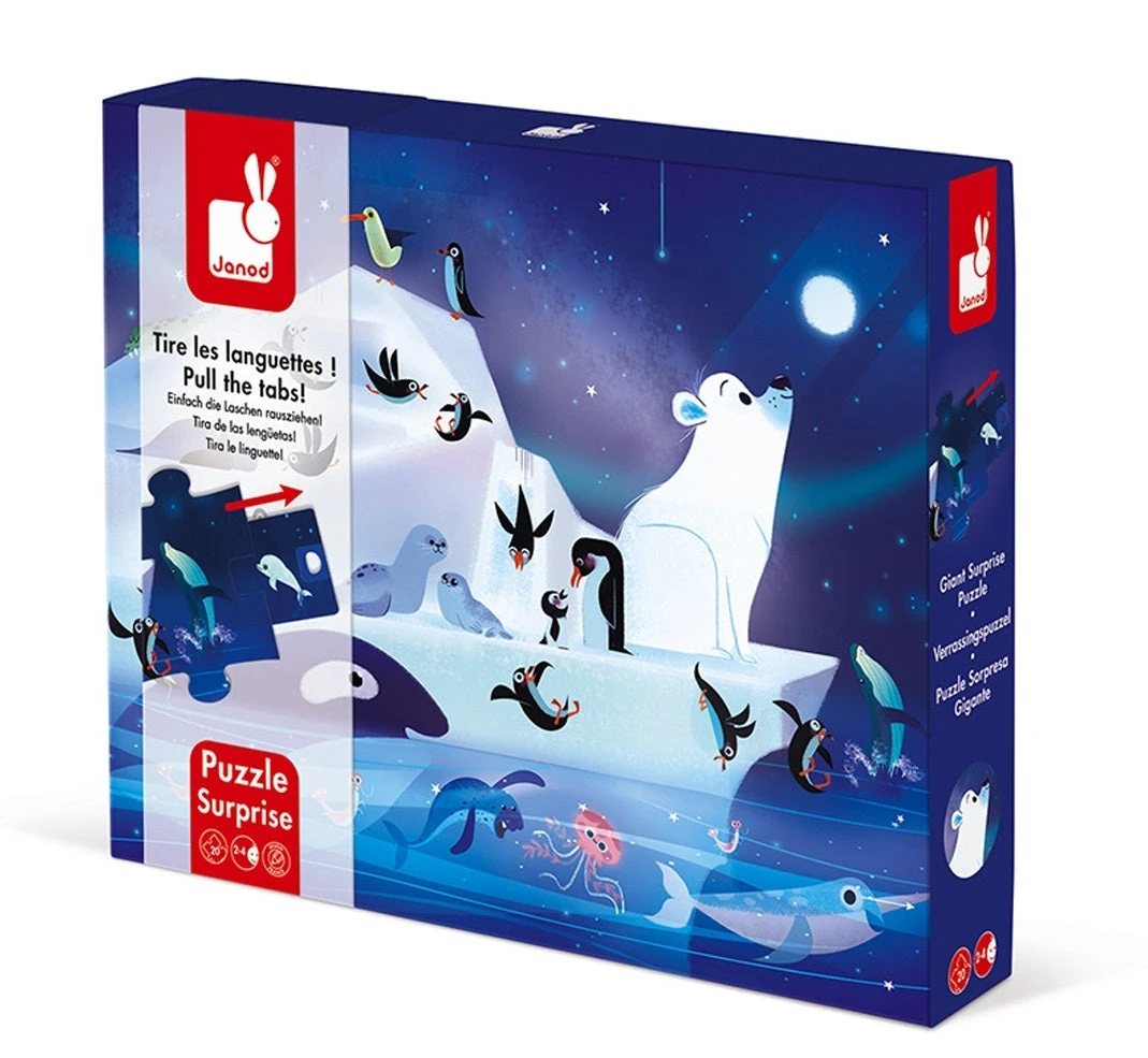 JANOD Verrassingspuzzel Onder De Sterren 3 Jr+ / 20 Stks 1 JANOD Verrassingspuzzel Onder De Sterren 3 Jr+ / 20 Stks