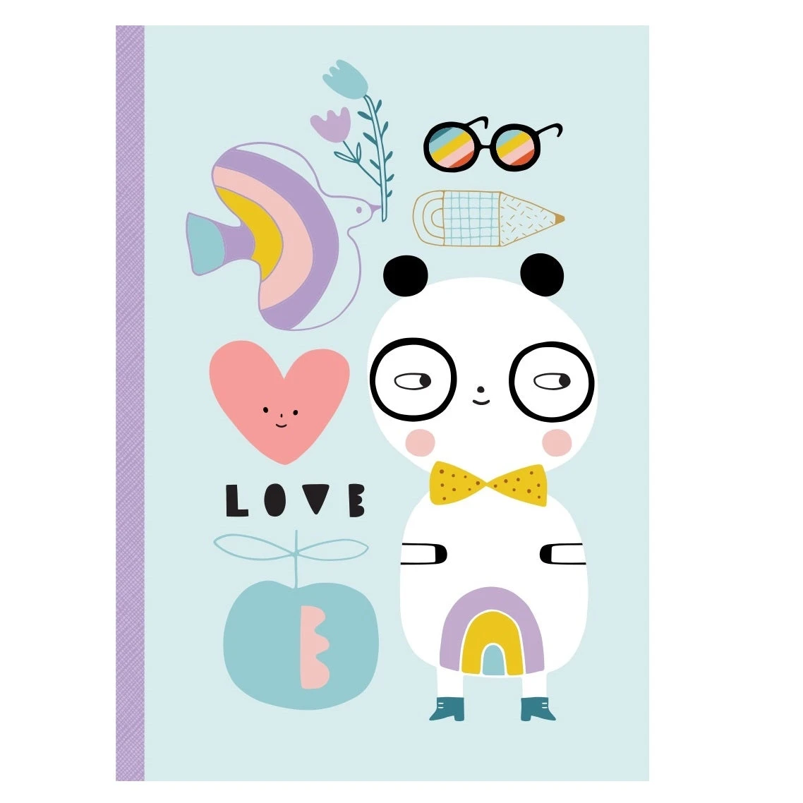 Petit Monkey Notitieboek Panda Love 1 Petit Monkey Notitieboek Panda Love
