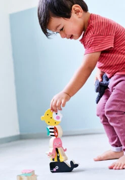 Petit Monkey Ocean Stacker 3 Jr+ 7 Petit Monkey Ocean Stacker 3 Jr+ -Speelgoed Serie Winkel petit monkey ocean stacker pmwt004 rd