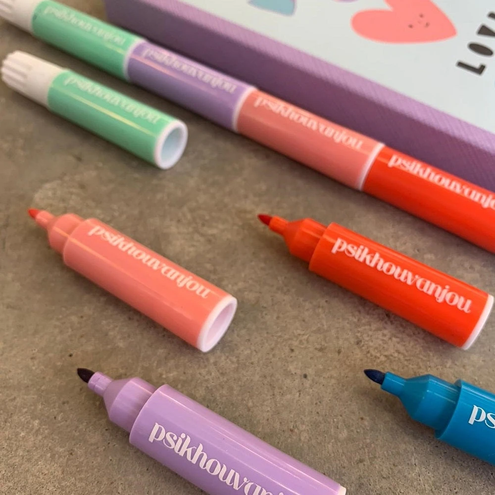 Regenboog Viltstift 2 Regenboog Viltstift - Afbeelding 2