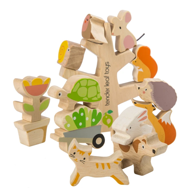 Tender Leaf Toys Stacker Garden Friends 18 Mnd+ 1 Tender Leaf Toys Stacker Garden Friends 18 Mnd+