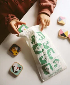 Petit Monkey Animal Memo 2 Jr+ -Speelgoed Serie Winkel woodenmemogame10