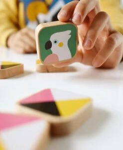Petit Monkey Animal Memo 2 Jr+ -Speelgoed Serie Winkel woodenmemogame2
